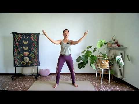 Qigong Yoga for PMS relief: Prevent painful periods & Boost your mood || Flow with Wenlin